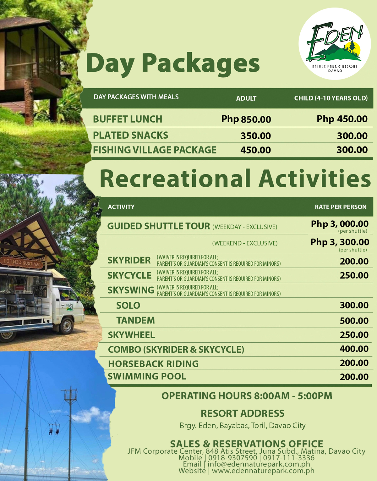 Eden Nature Park And Resort Davao Life Is Here 1113